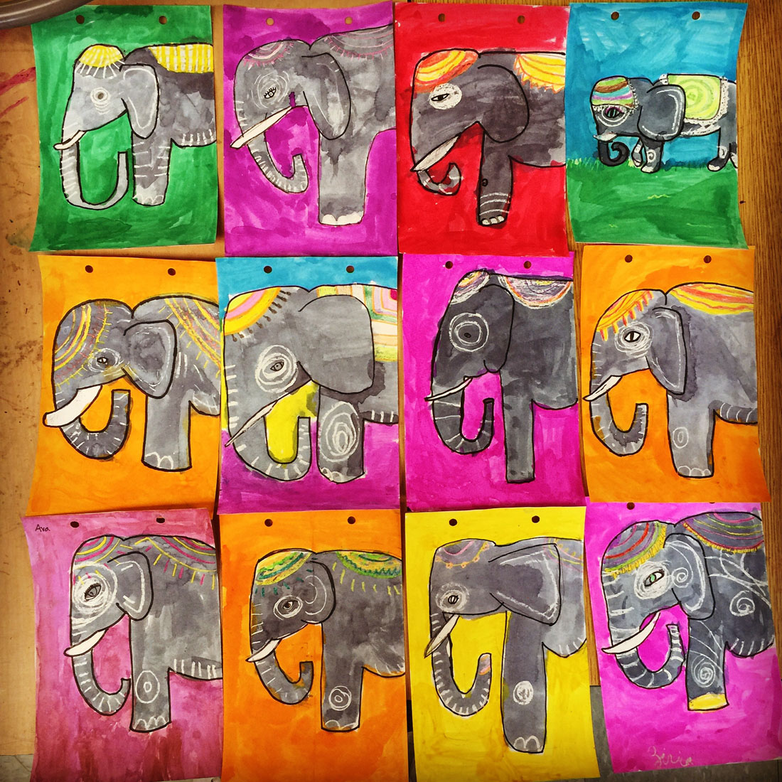 Image result for indian elephant art indian