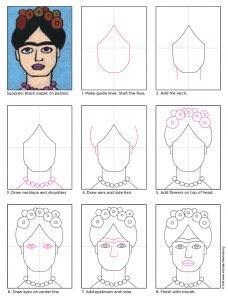 http://artprojectsforkids.org/wp-content/uploads/2016/10/Draw-Frida-Kahlo-diagram-228x300.jpg