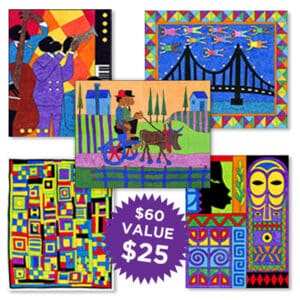 54 Kids' Mural Templates and Collaborative Art Projects for the Classroom