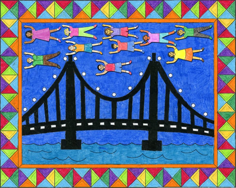 Faith Ringgold "Tar Beach" Collaborative Mural