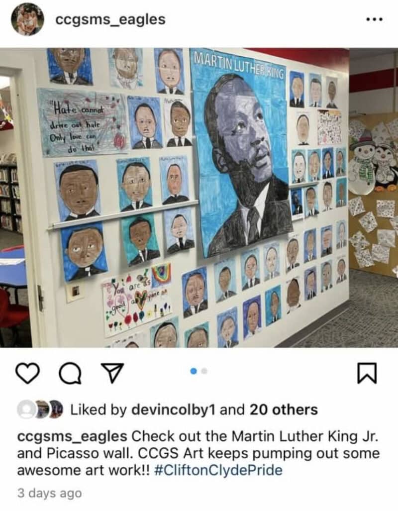 Martin Luther King Jr. Mural: Monochrome Portrait Collaborative Art - Image 7