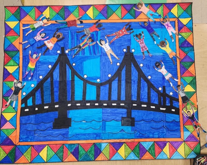 Faith Ringgold "Tar Beach" Collaborative Mural - Image 2
