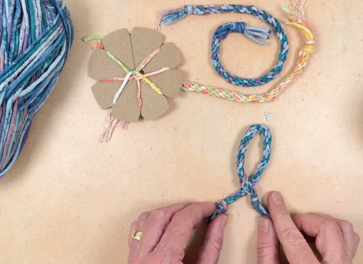 How to Make a Kumihimo Braid: Easy Yarn Craft for Kids