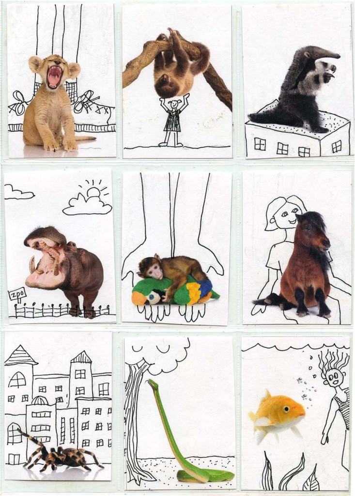 Fun with Animals ATC Template · Art Projects for Kids