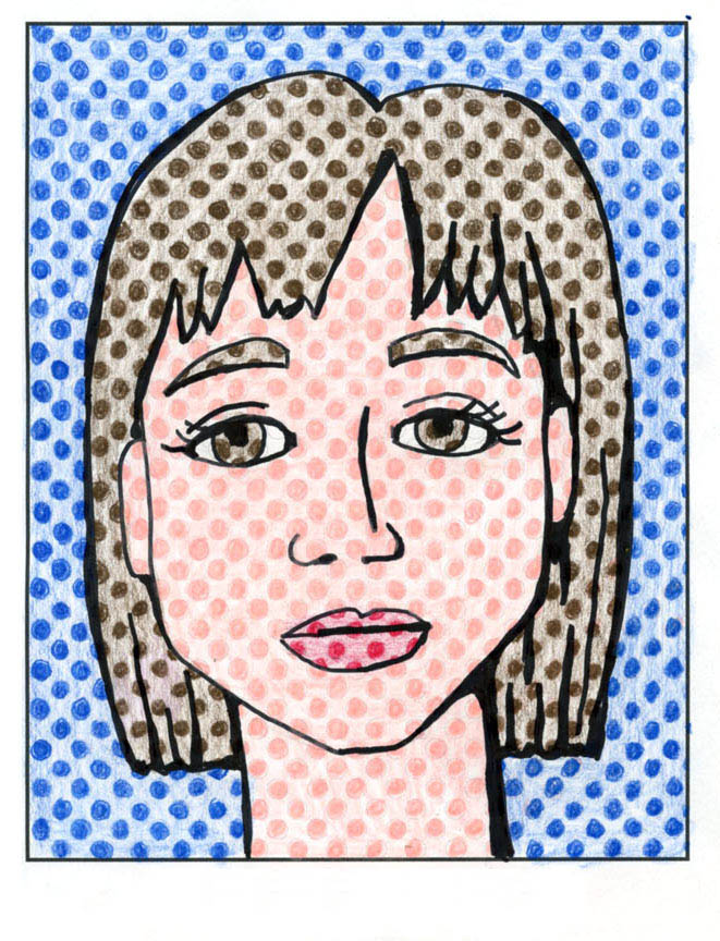 roy lichtenstein self portrait lesson plan