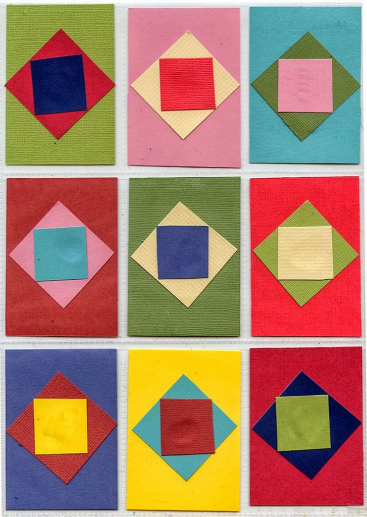 Paper Quilt ATCs Art Projects For Kids