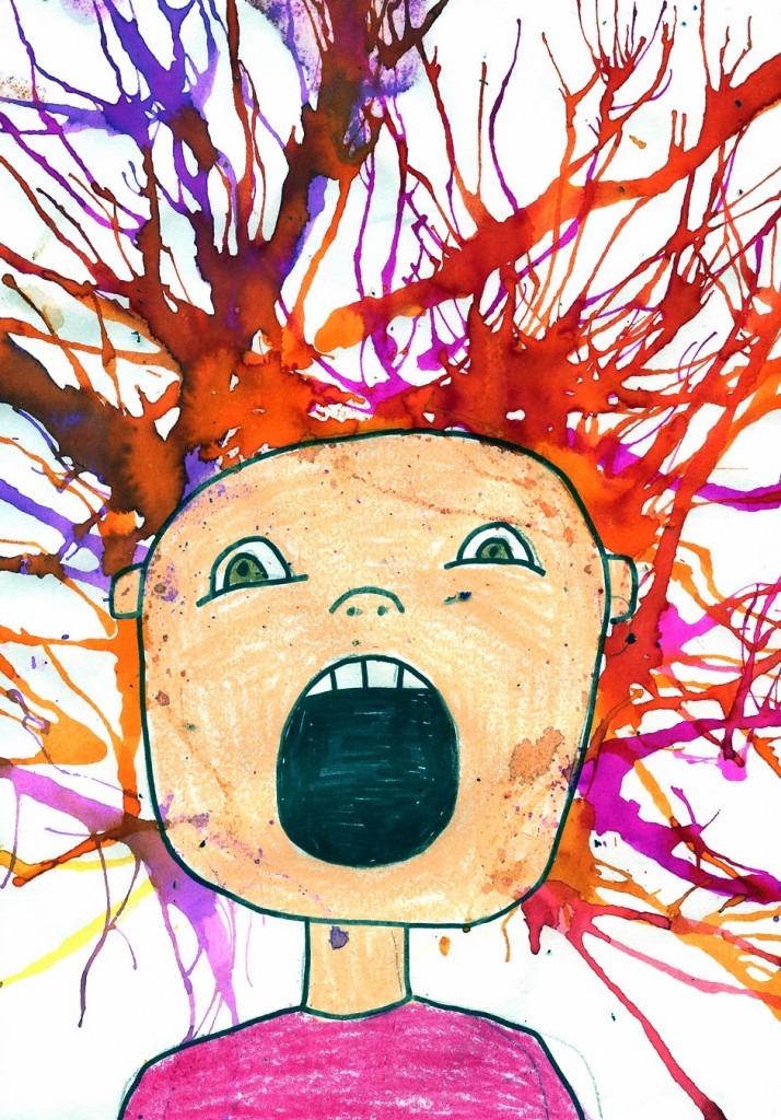 Scream Blow Art Project · Art Projects for Kids