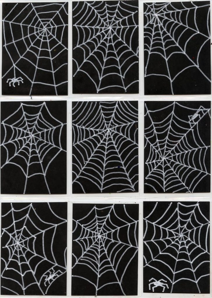 How to Draw a Spider Web · Art Projects for Kids