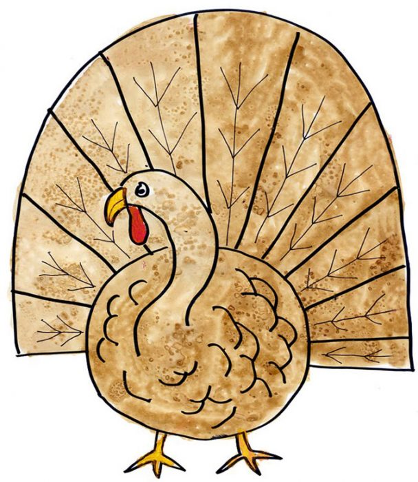 Easy to draw Turkey