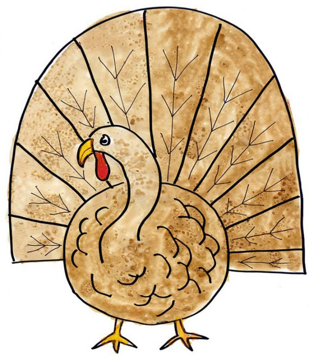 Easy To Draw Turkey Art Projects For Kids