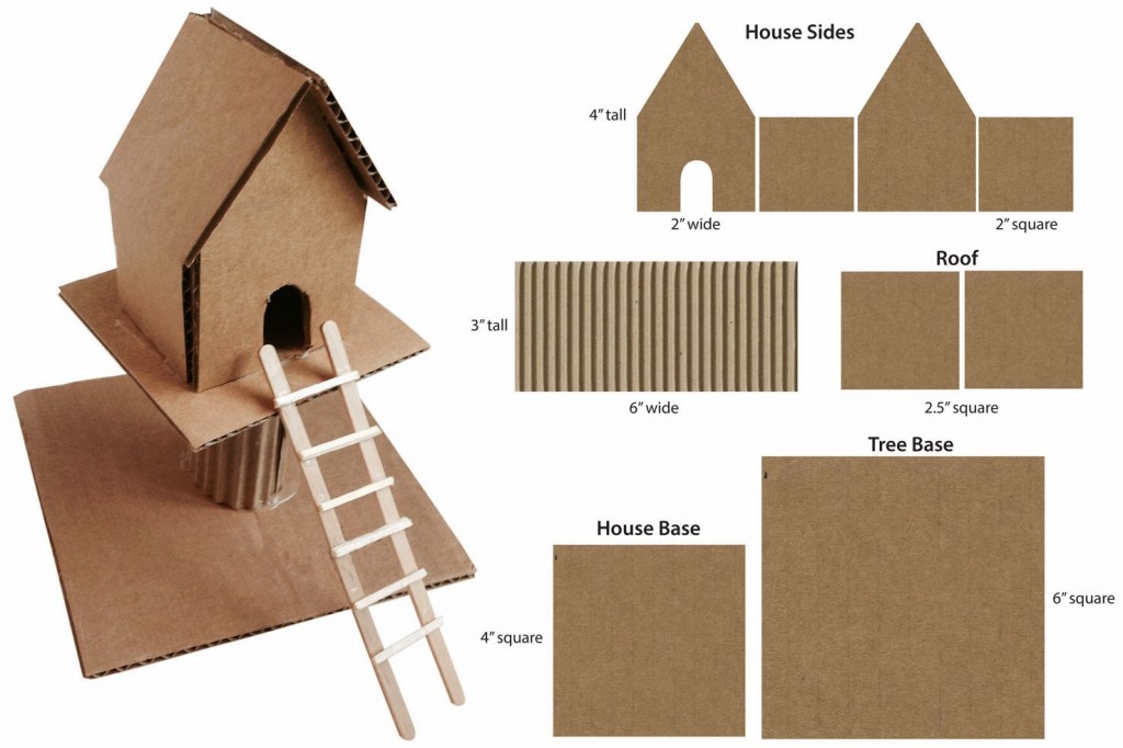 cardboard-house-collection-art-projects-for-kids