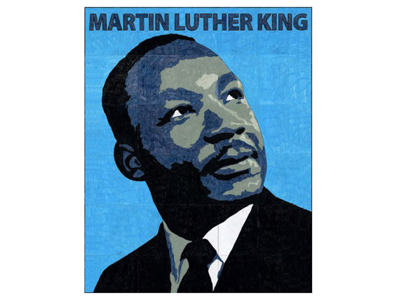 Martin Luther King Mural · Art Projects for Kids