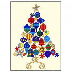 christmas tree coloring page