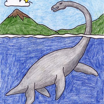 Plesiosaur drawing