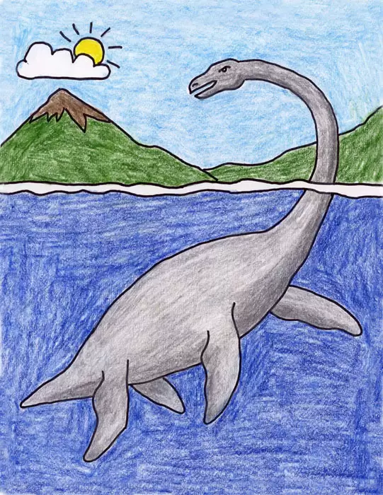 Draw a Plesiosaurus