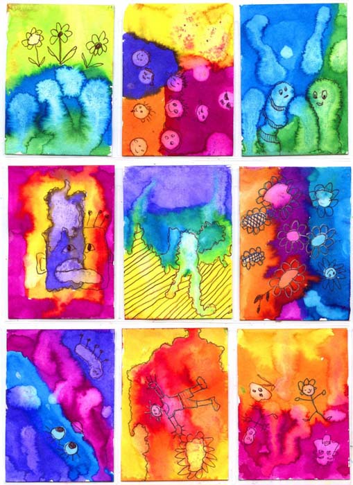 Artist Trading Cards — KinderArt