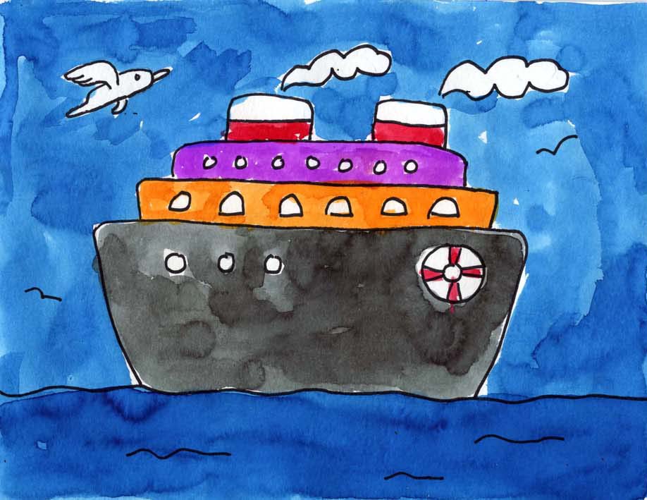 Boat  U00b7 Art Projects For Kids