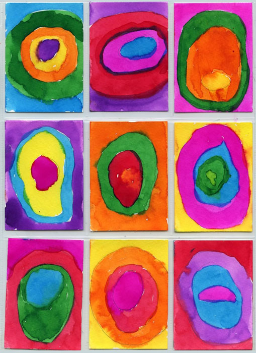 Kandinsky ATC · Art Projects for Kids