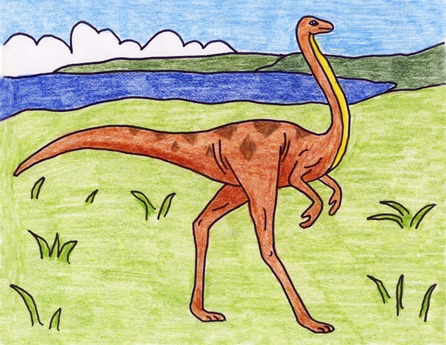 draw an Ornithomimus