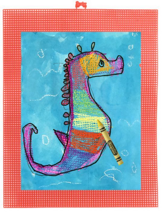 Seahorse · Art Projects for Kids