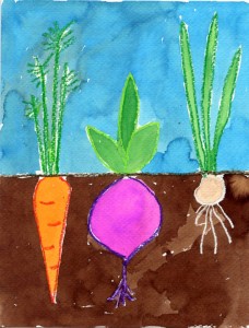 Vegetable Painting - Art Projects for Kids