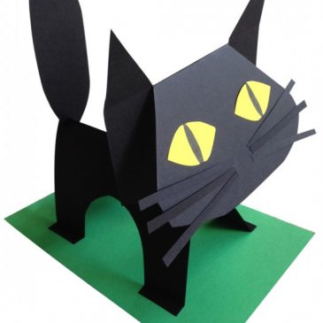how to make a cat out of paper