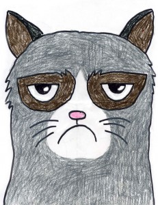 How to Draw Grumpy Cat · Art Projects for Kids