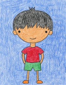 Draw a Cartoon Boy · Art Projects for Kids