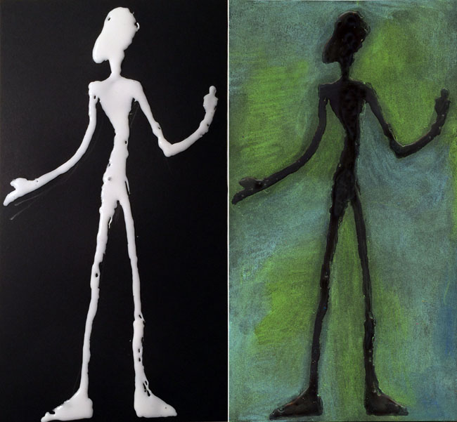 Easy Alberto Giacometti for Kids Tutorial and Coloring Page