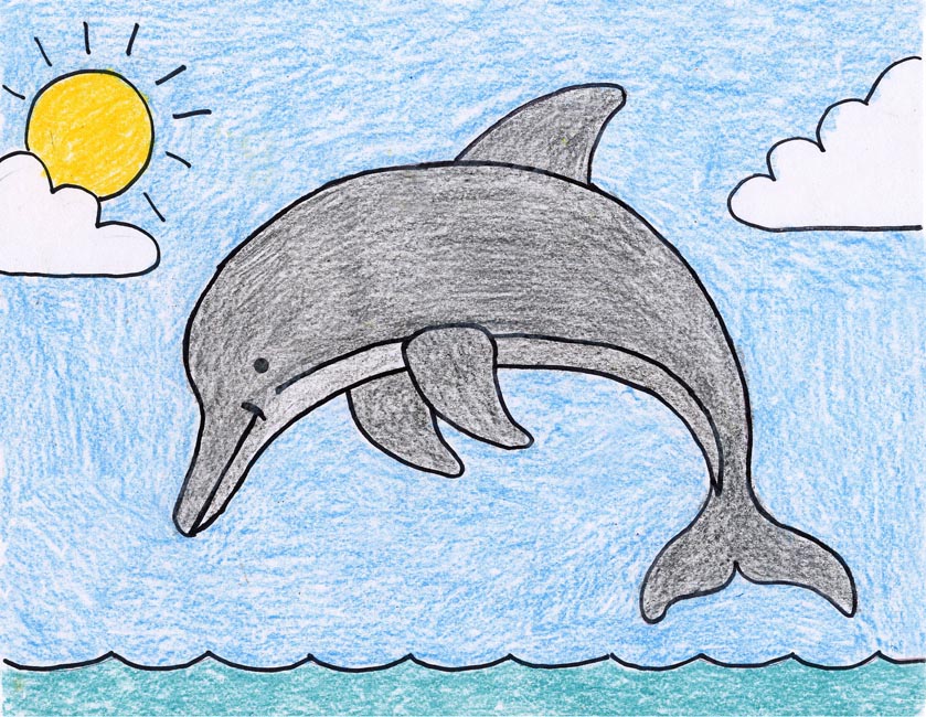 Dolphin · Art Projects for Kids