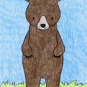 bear drawing easy