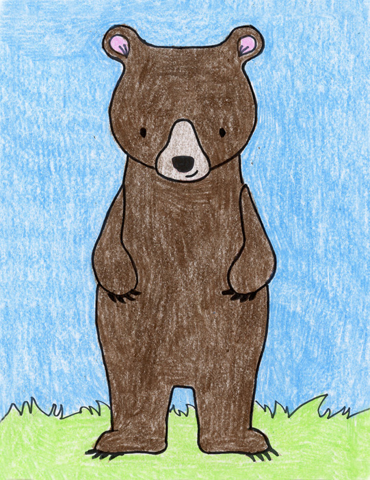 Little Man Cave Bear Drawing Kids Design Gray Farmhouse Rustic Oversized  Framed Giclee Texturized Art by Daphne Polselli - Walmart.com