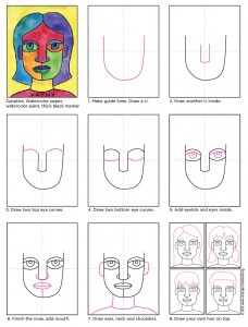 Abstract Self Portrait diagram