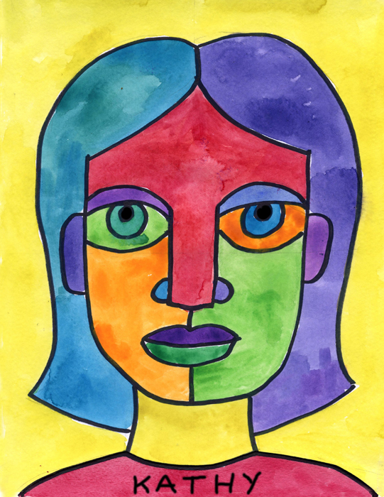 Draw an Abstract Self Portrait · Art Projects for Kids