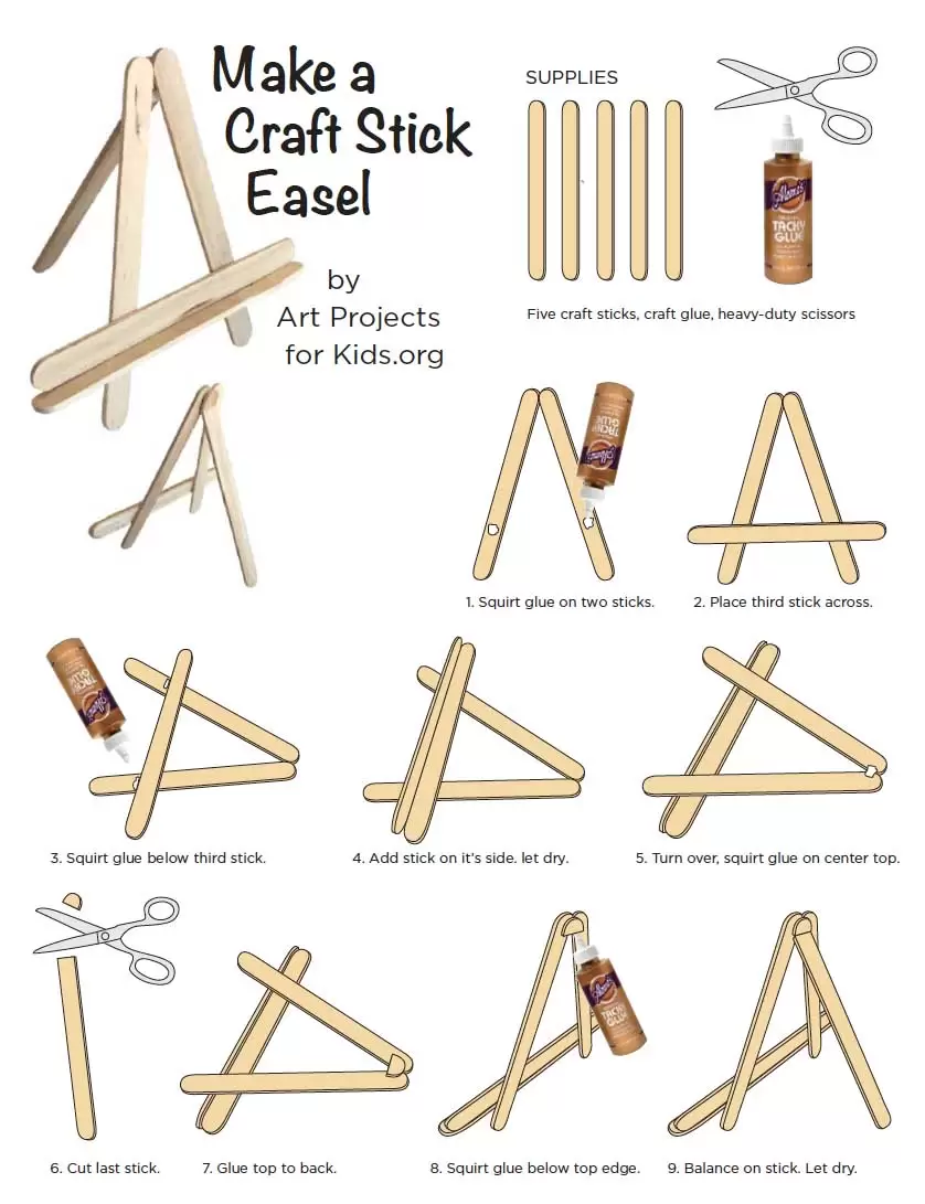 Ten Fun Craft Ideas using Popsicle Craft Sticks