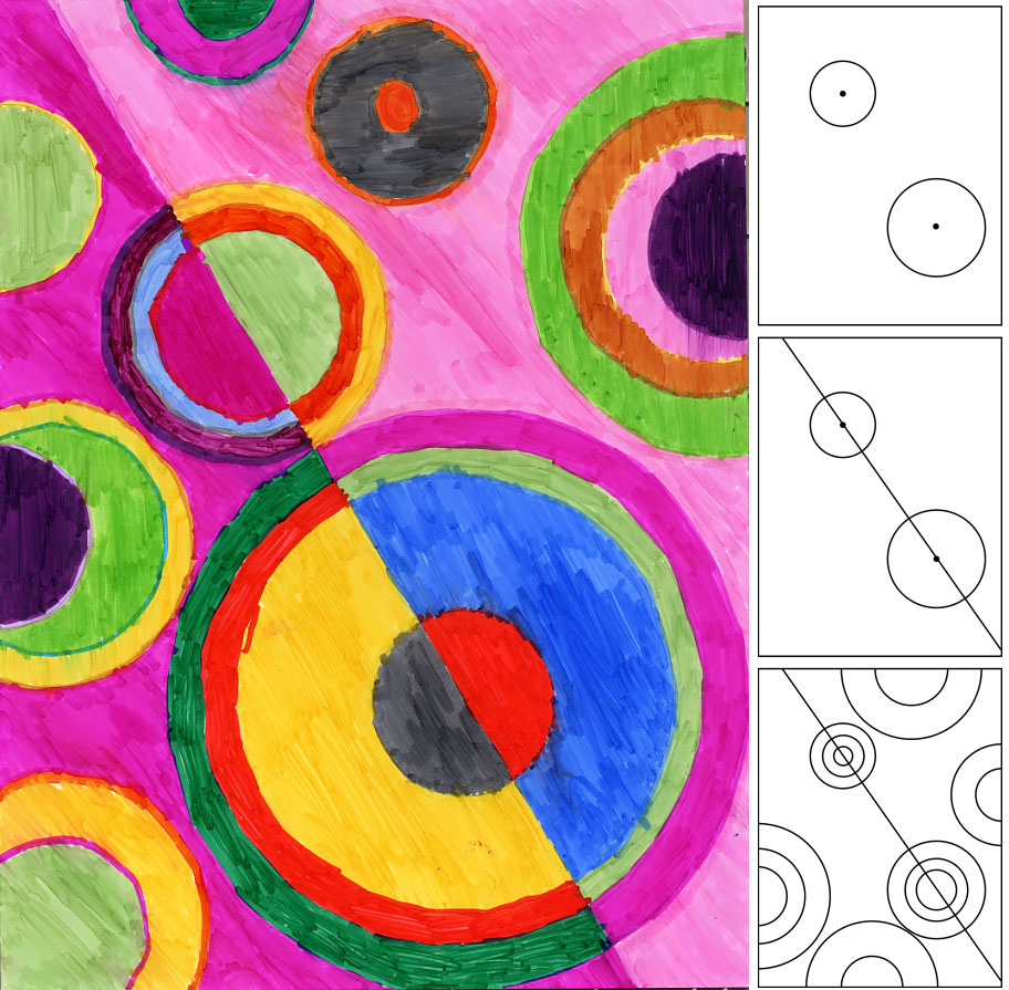 Sonia Delaunay Circles · Art Projects for Kids