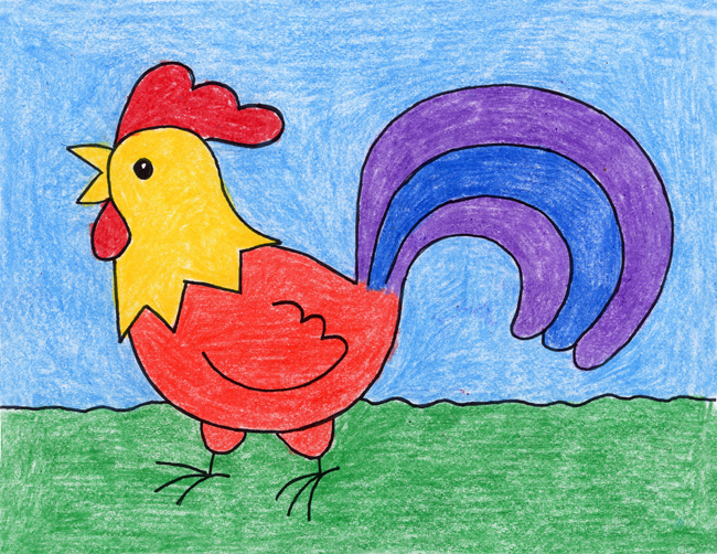 Rooster · Art Projects for Kids