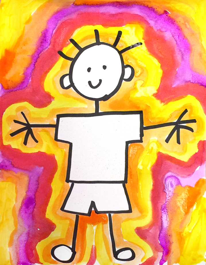 How to Draw a Stick Person: Easy Step-by-Step Art Lesson for Kids