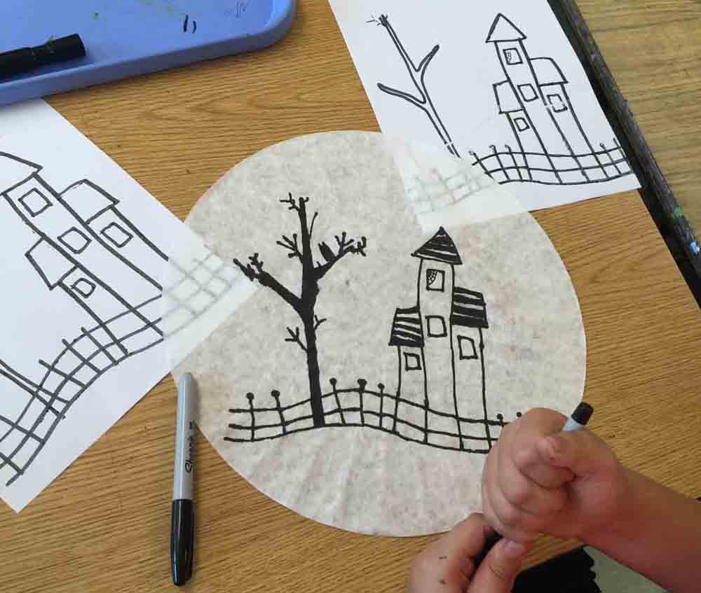 More Halloween Silhouettes - Art Projects for Kids