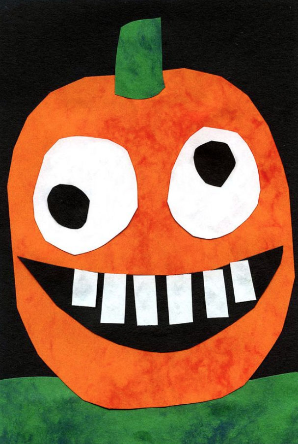 Silly Pumpkin Art Project - Art Projects for Kids