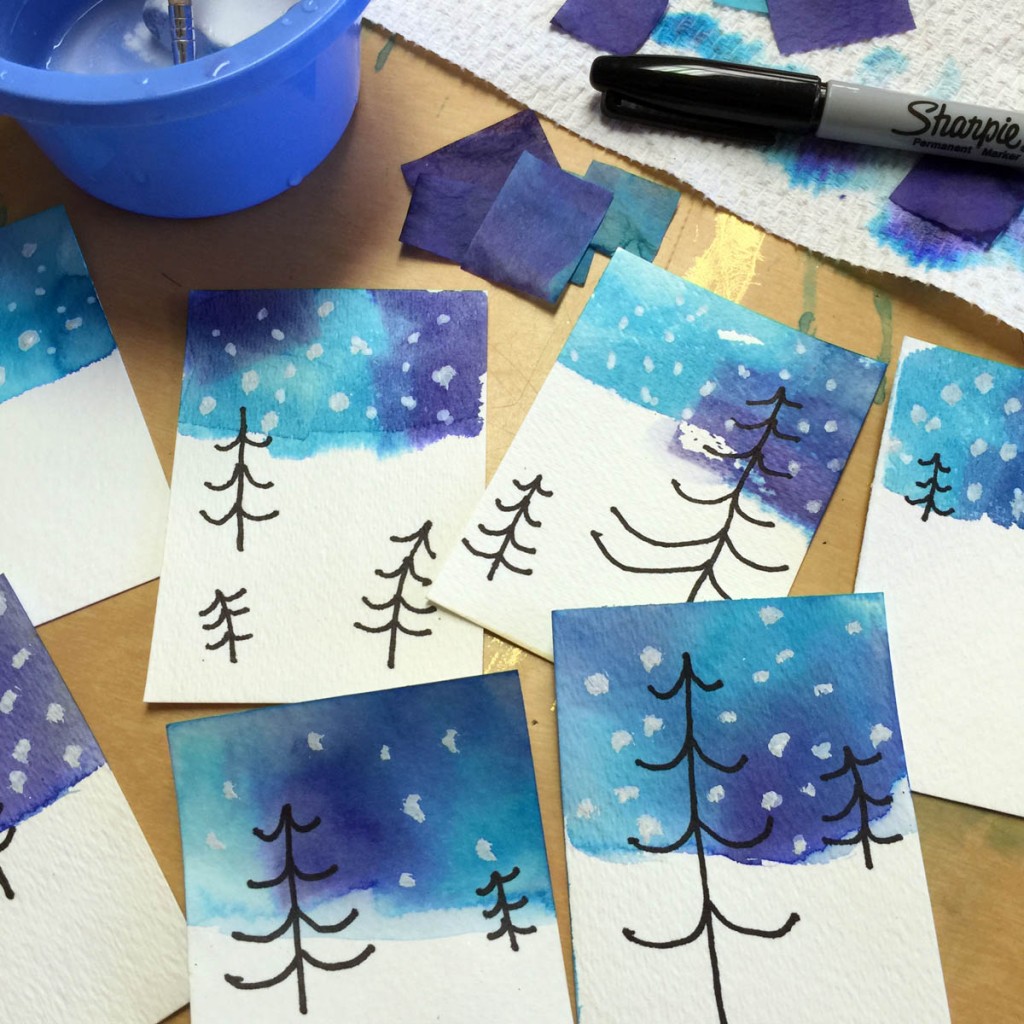 Simple Winter Art Ideas For Preschoolers