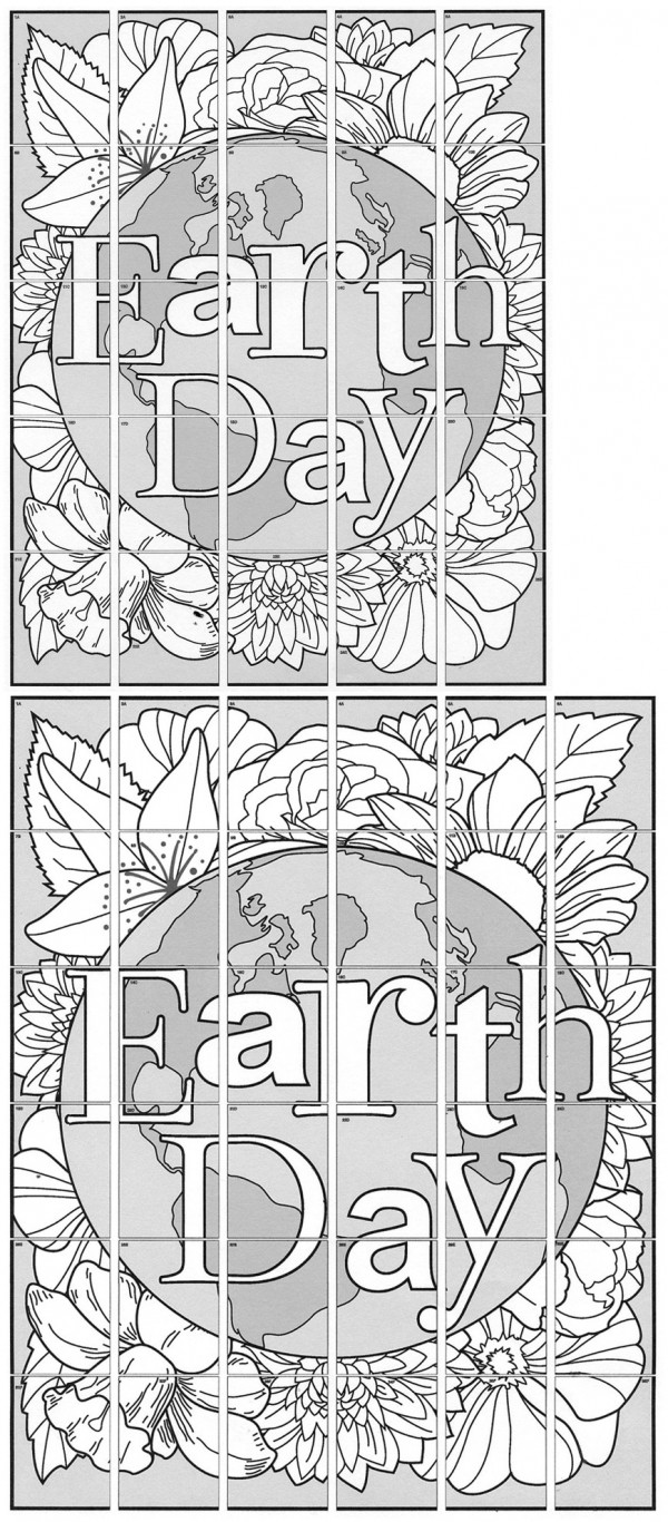 Earth Day Floral Mural · Art Projects for Kids