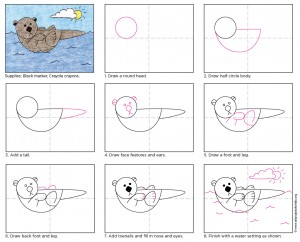 Draw a Sea Otter | Art Projects for Kids | Bloglovin’