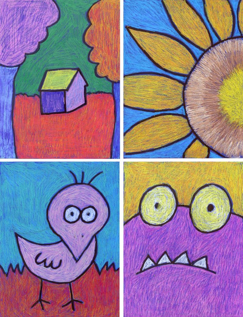 Easy Landscape Painting Tutorial for Children