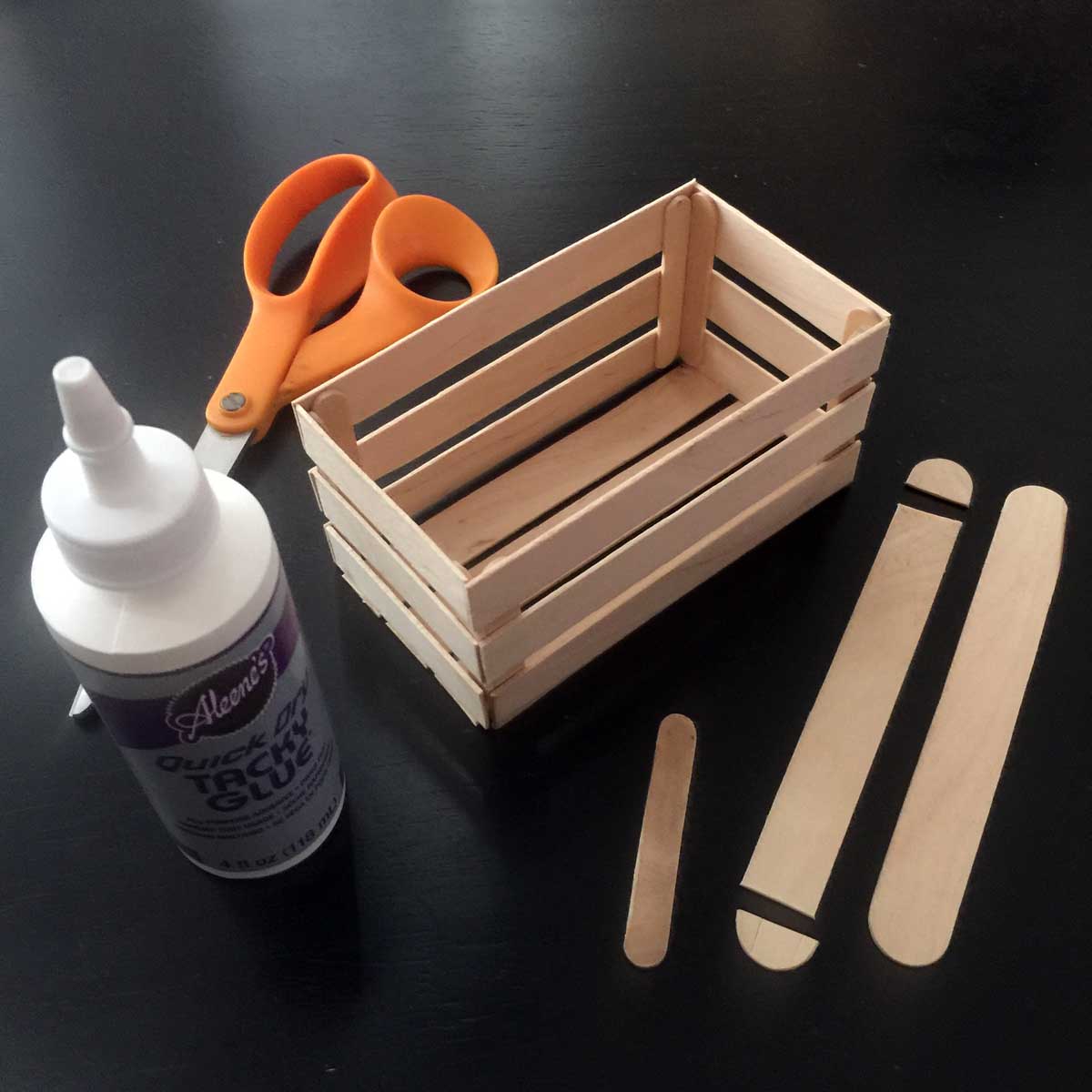 Craft Stick Crate - Art Projects for Kids