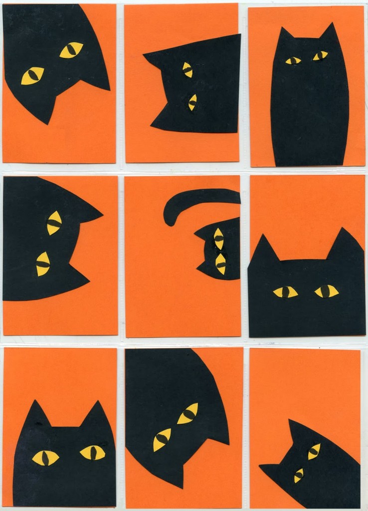 halloween-idea-for-cat-collage-art-projects-for-kids