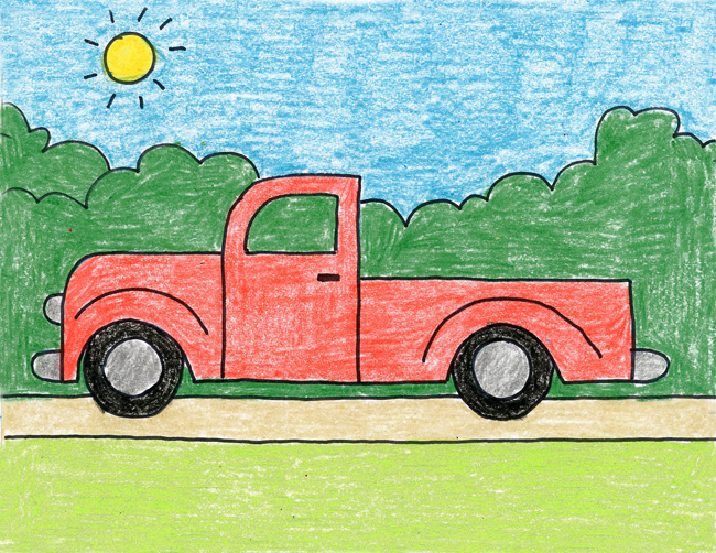 Draw a Pickup Truck | Art Projects for Kids | Bloglovin’