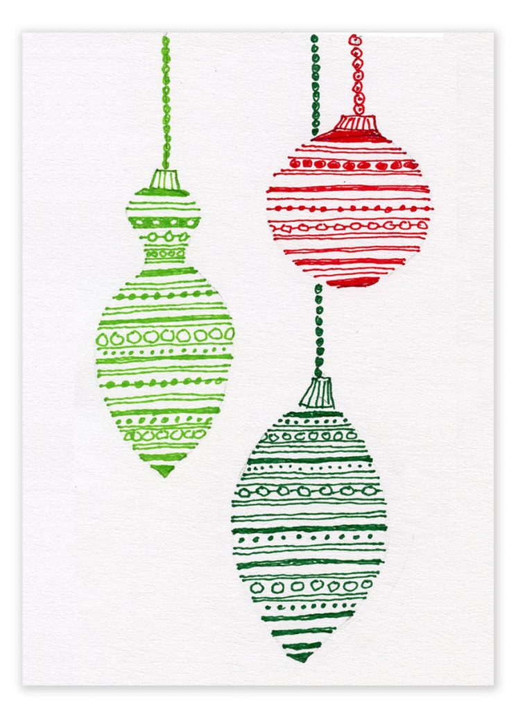 Marker Drawings for Christmas Cards Art Projects for Kids