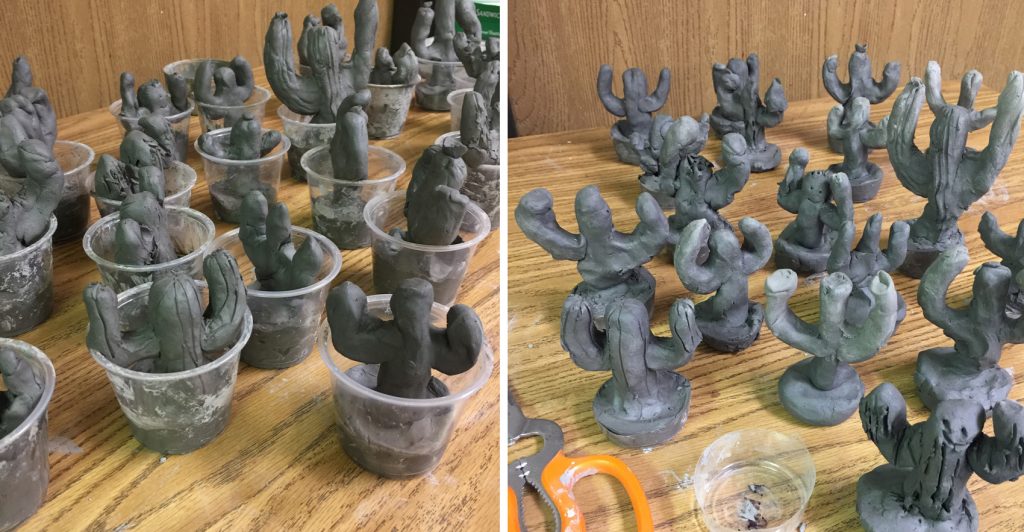 Clay cactus project