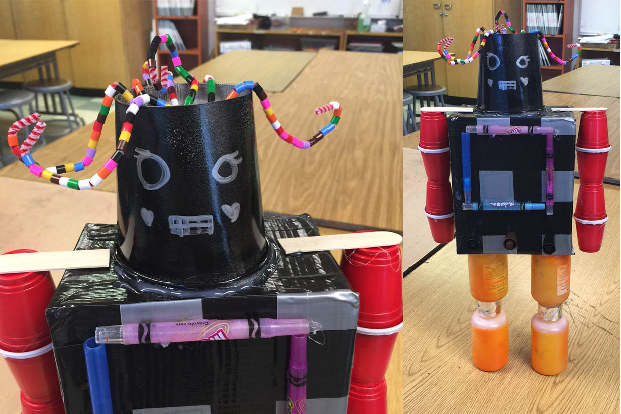 Recycled Robots · Art Projects for Kids